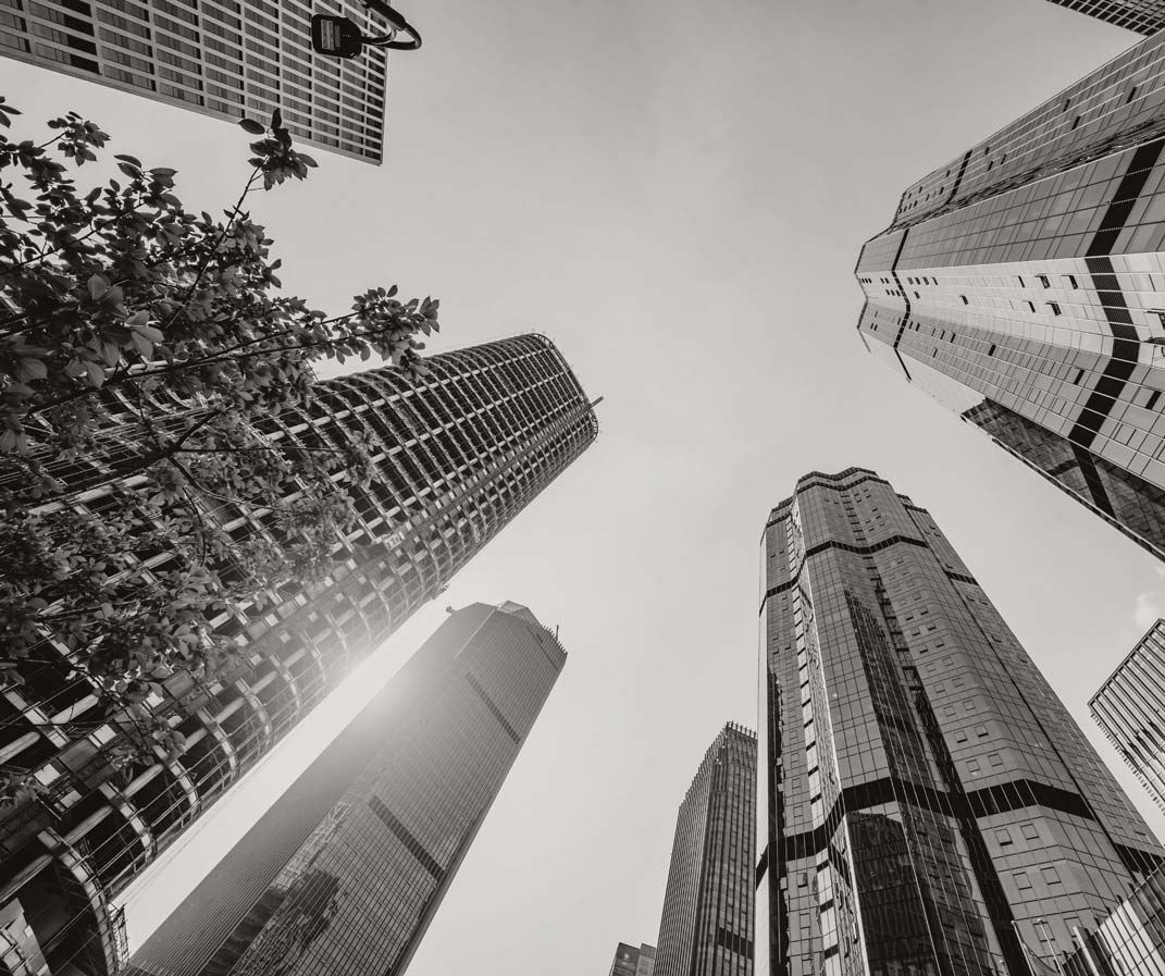 Designbild Hochhäuser - Compliance Beratung